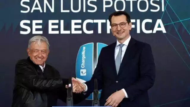 AMLO recibe en México la inversión de mil mdd de la empresa BMW Para una planta en San Luis Potosí