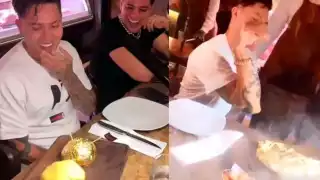 Juan de Dios Pantoja y Eduin Caz se van de fiesta en Miami y gastan una fortuna en la cena