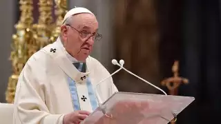 En un tuit antes de la misa de Año Nuevo, Francisco ahondó en su esperanza y estrategia para la paz