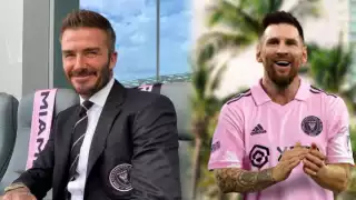 ckham llora tras el golazo de Messi en su debut con el Inter de Miami