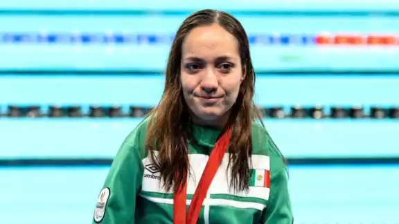 La mexicana obtuvo el segundo lugar en el podio