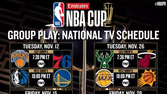 Todo listo para la NBA CUP