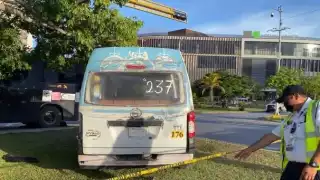 La combi donde viajaba el hoy occiso pertenece a la ruta 237