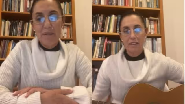 La jefa de Gobierno de la CDMX abrió un poco de su espacio personal a través de un Facebook Live. Foto: Captura de pantalla