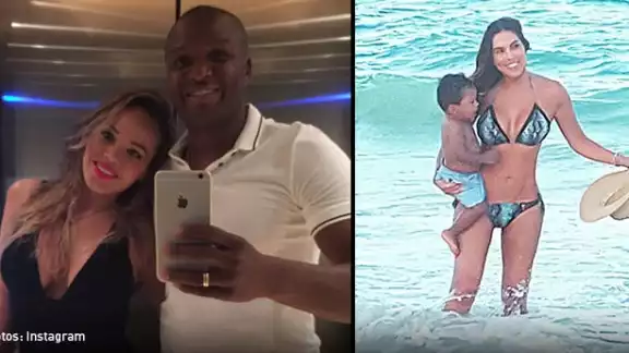 Karla Pineda separó a Aquivaldo Mosquera de su esposa y sus hijas Karla Pineda separó a Aquivaldo Mosquera de su esposa y sus hijas