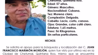 Buscan a hombre cubano desaparecido desde hace más de dos semanas en Chetumal