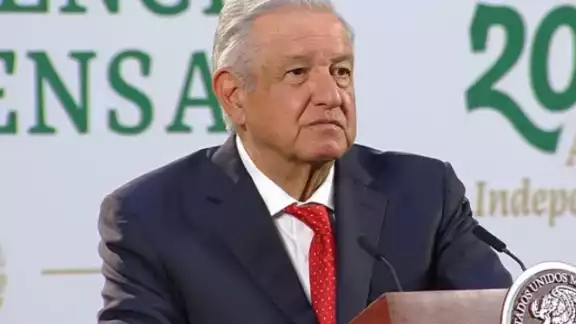 AMLO, durante su conferencia de prensa