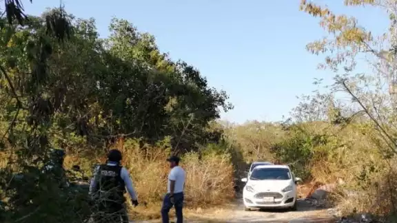 La osamenta fue trasladada a las instalaciones del Semefo La osamenta fue trasladada a las instalaciones del Semefo