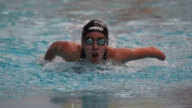 Ángel Castillo fue el mejor en los 50 metros mariposa