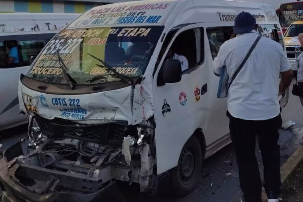 Choque en la Avenida Tulum deja 10 lesionados en Cancún - PorEsto