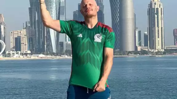 Facundo desde Qatar luego de varias semanas previo al inicio del mundial. Foto: Twitter Facundo Facundo desde Qatar luego de varias semanas previo al inicio del mundial. Foto: Twitter Facundo