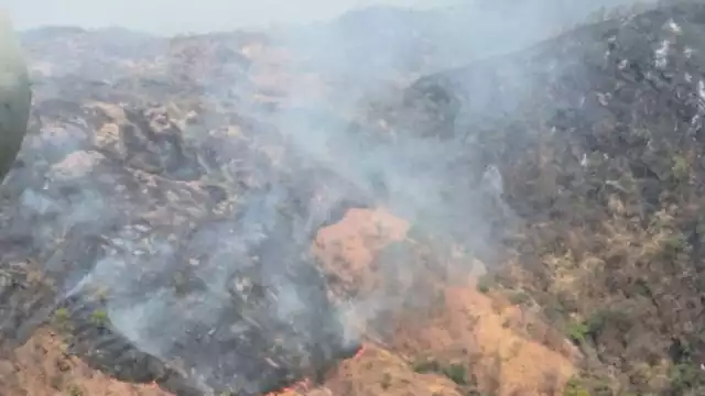 Incendio en Cañón del Sumidero
