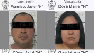 Los detenidos fueron identificados como Francisco Javier “N”, César Ariel “N”, Guadalupe “N” y Dora María “N”
