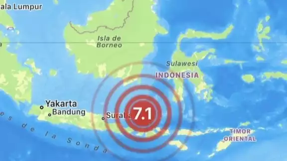 El terremoto fue sentido en varias zonas de Indonesia El terremoto fue sentido en varias zonas de Indonesia