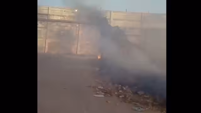 Bloqueos e incendios se reportan en varios puntos de Sinaloa