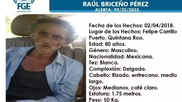 A través de las redes sociales, los parientes piden ayuda para encontrar a Raúl Briceño Pérez