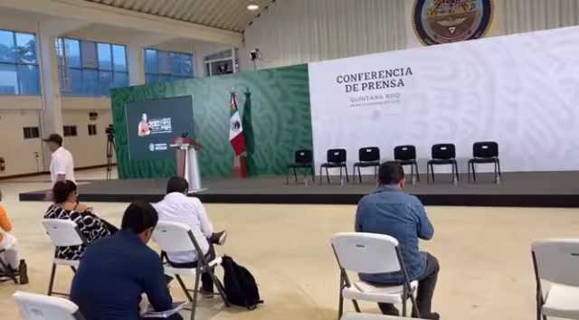 Se realiza la mañanera desde las instalaciones de la Semar en Chetumal