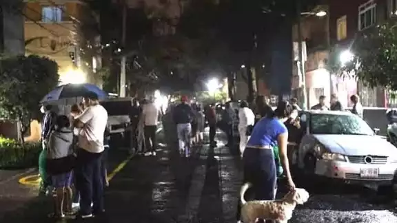 Así fue la evacuación de perritos durante el sismo de 7.1 que se registró en varios estados de la República Así fue la evacuación de perritos durante el sismo de 7.1 que se registró en varios estados de la República