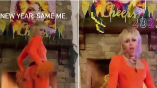 Así celebró Miley Cyrus la llegada del 2021 