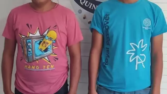 Fueron identificados como Julio "N" y Pablo "N"