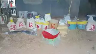 Ejército Mexicano y FGR aseguran posible fentanilo y metanfetamina en Sinaloa