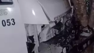 En total, fueron seis lesionados en el choque sobre carretera Gas Auto