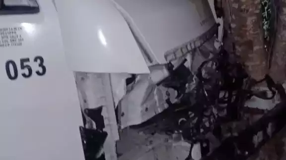 En total, fueron seis lesionados en el choque sobre carretera Gas Auto