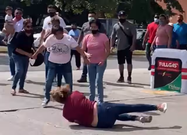 El enfrentamiento se dio esta tarde