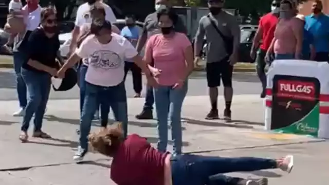 El enfrentamiento se dio esta tarde