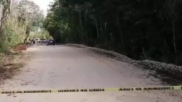 Refieren que la víctima se trata de un hombre entre 20 a 25 años