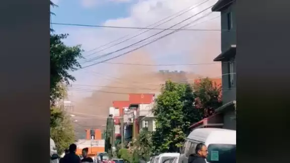 El sismo dejó algunas afectaciones en la CDMX El sismo dejó algunas afectaciones en la CDMX