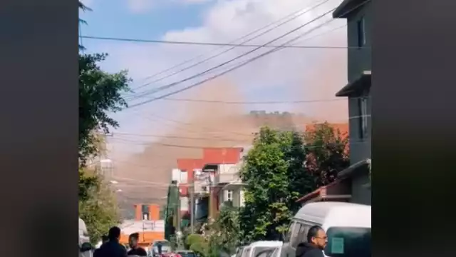 El sismo dejó algunas afectaciones en la CDMX