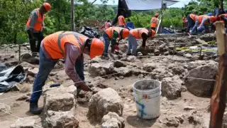 Entre los vestigios se  encontraron elementos del centro del país así como de Guatemala