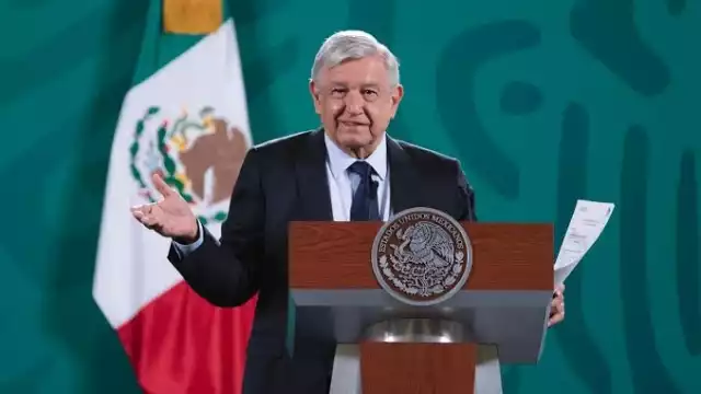 Presidente Andrés Manuel López Obrador en conferencia de prensa