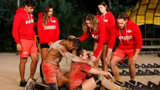 Heber Gallegos y Ana Lago tuvieron una batalla muy especial; Ana fue la ganadora, Heber se tuvo que despedir. Foto: Twitter @ExatlonMX