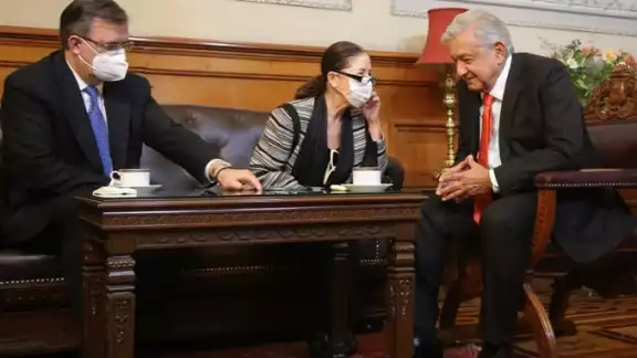 El mandatario federal detalló que la vicepresidenta de los Estados Unidos, Kamala Harris le comunicó la decisión El mandatario federal detalló que la vicepresidenta de los Estados Unidos, Kamala Harris le comunicó la decisión