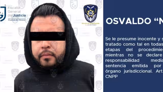 El responsable fue trasladado al Reclusorio Oriente