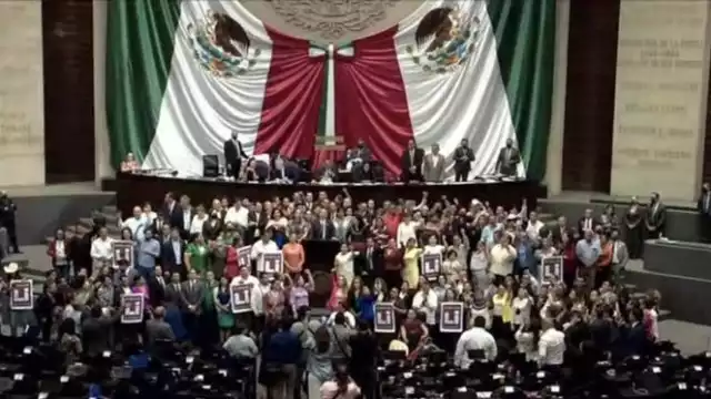 Con votos de Morena y aliados, se aprobó en lo general la modificación a la Ley Minera. Foto: Twitter