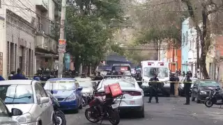 Al arribaron distintos elementos de seguridad, tras reportarse la balacera. Foto: Especial