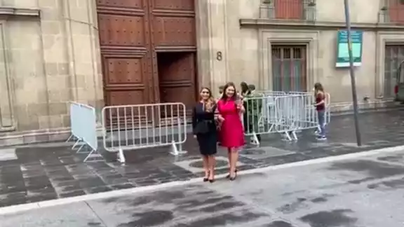 El presidente Andrés Manuel López Obrador, recibió en Palacio Nacional a los gobernadores electos