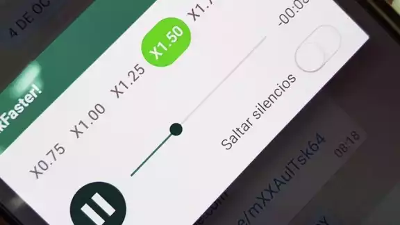 La velocidad normal del audio podrá aumentar hasta dos veces La velocidad normal del audio podrá aumentar hasta dos veces