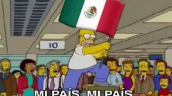 Los memes de los Simpson no pudieron faltar. Foto: Twitter Los memes de los Simpson no pudieron faltar. Foto: Twitter
