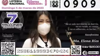 Saxofonista Mixteca será imagen de uno de los “cachitos” de la Lotería Nacional