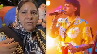 Señora católica dedica mensaje a Peso Pluma