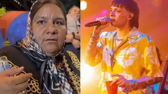 Señora católica dedica mensaje a Peso Pluma