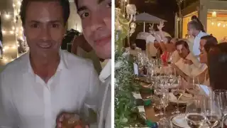 El hermano de la novia fue quien grabó al expresidente en la boda