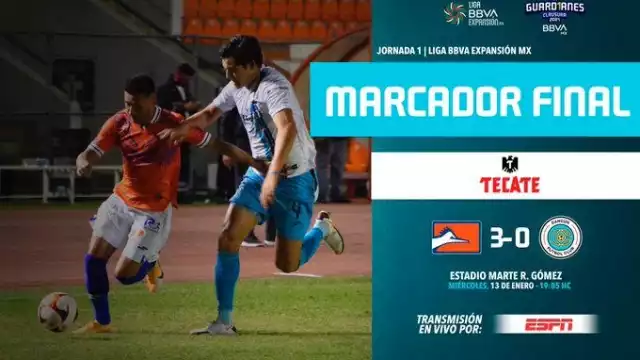 Correcaminos sumó sus primeros tres puntos del torneo y le amargó el debut de Villaluz