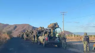 Elementos de seguridad de los tres niveles fueron parte del operativo. Foto: Twitter