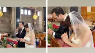 La funcionaria se casó en una parroquia de Polanco