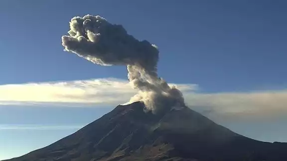 Así ha sido la actividad del Popocatépetl este lunes 25 de septiembre